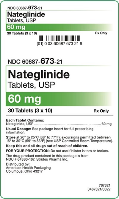 60 mg Carton.jpg 60 mg Nateglinide Tablets Carton - 60 mg Carton